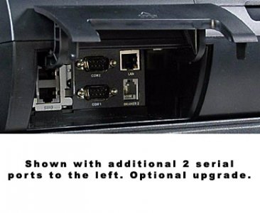 Sam4s SPS-340 Serial Ports (shows optional additional 2 ports)
