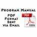 Programming Manual in PDF format for Casio PCR-T2100 (Download link emailed)