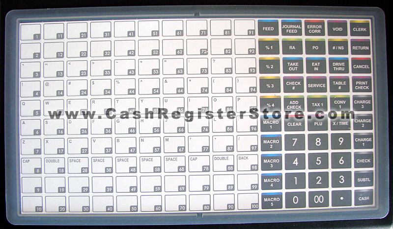 Cashregister Sam4s Er 940 Cash Register Sam4s Er 940 Flat Spill Resistant Keyboard