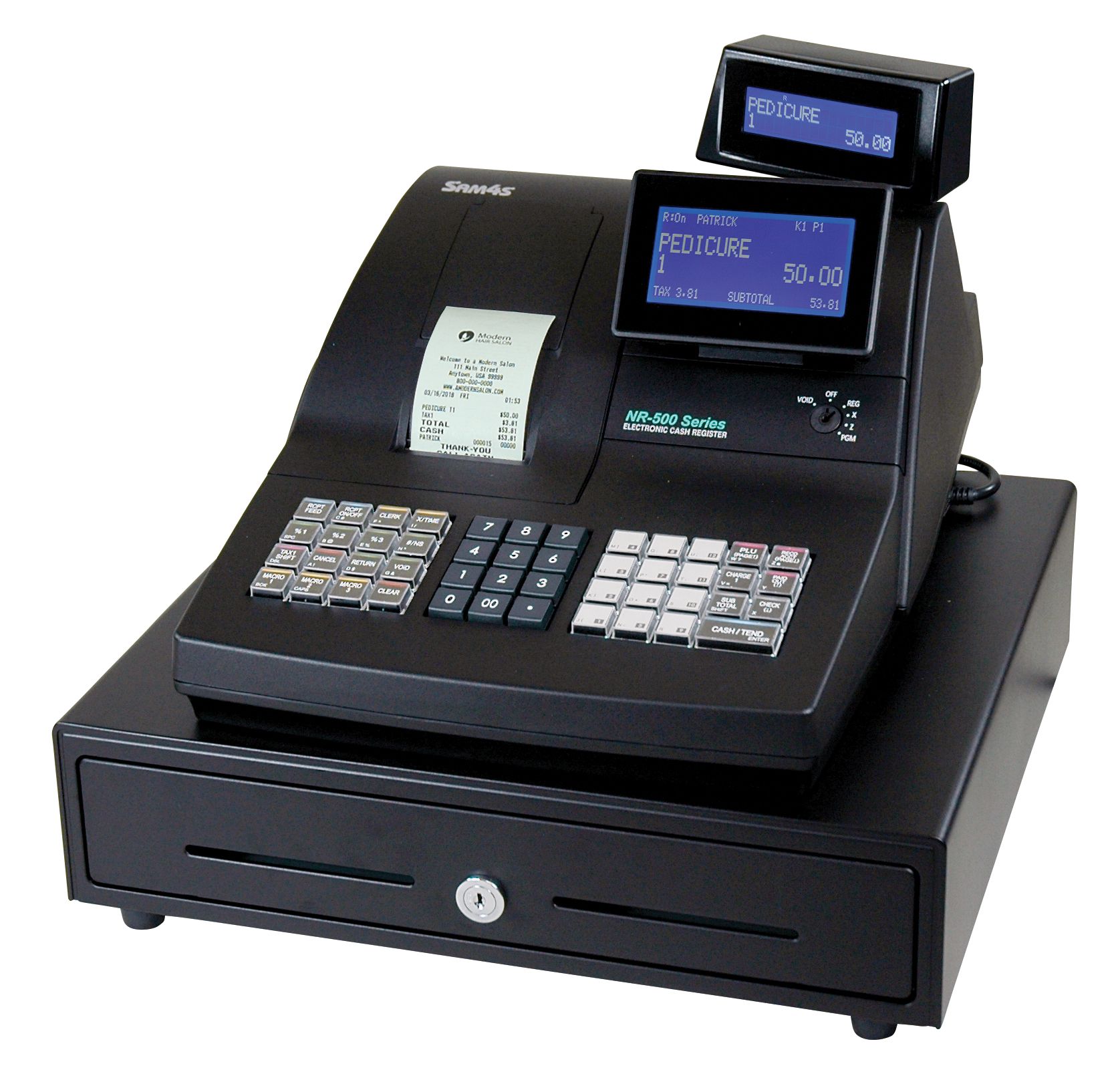 Sam4s NR-510RB Cash Register (w/ Free Lifetime Technical Support)