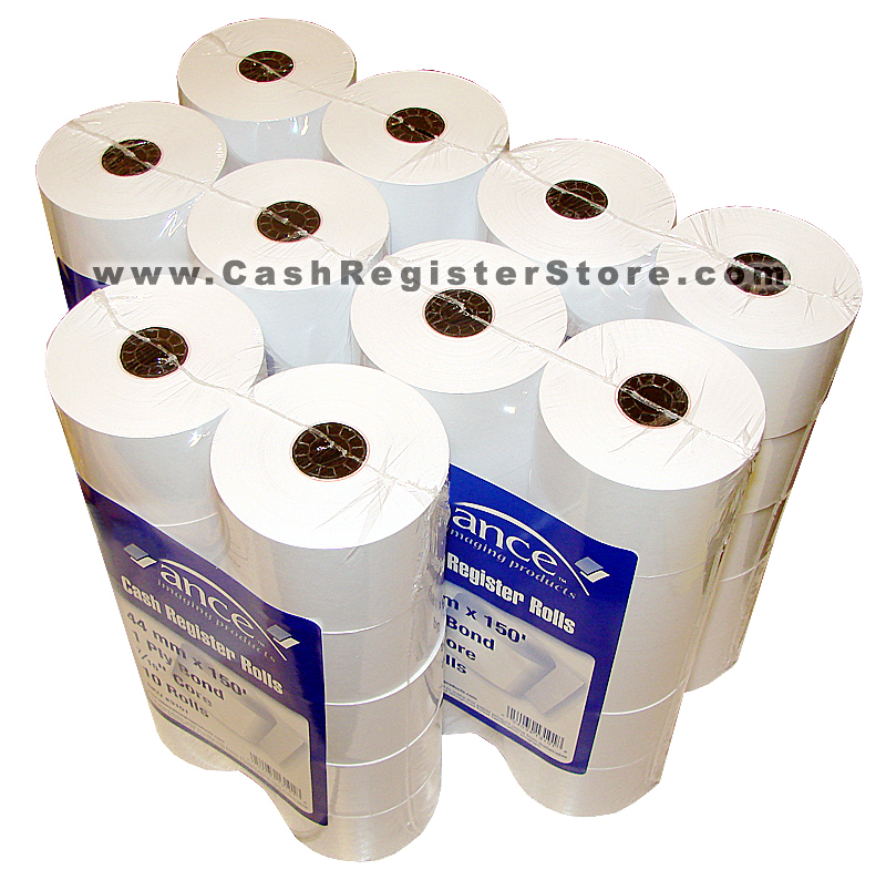 50 Roll Pack of 44mm Paper for Sam4s / Samsung ER-2710