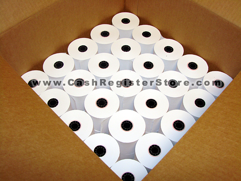 50 Roll Pack of 58mm or 2-1/4" Paper for Sharp XE-A102