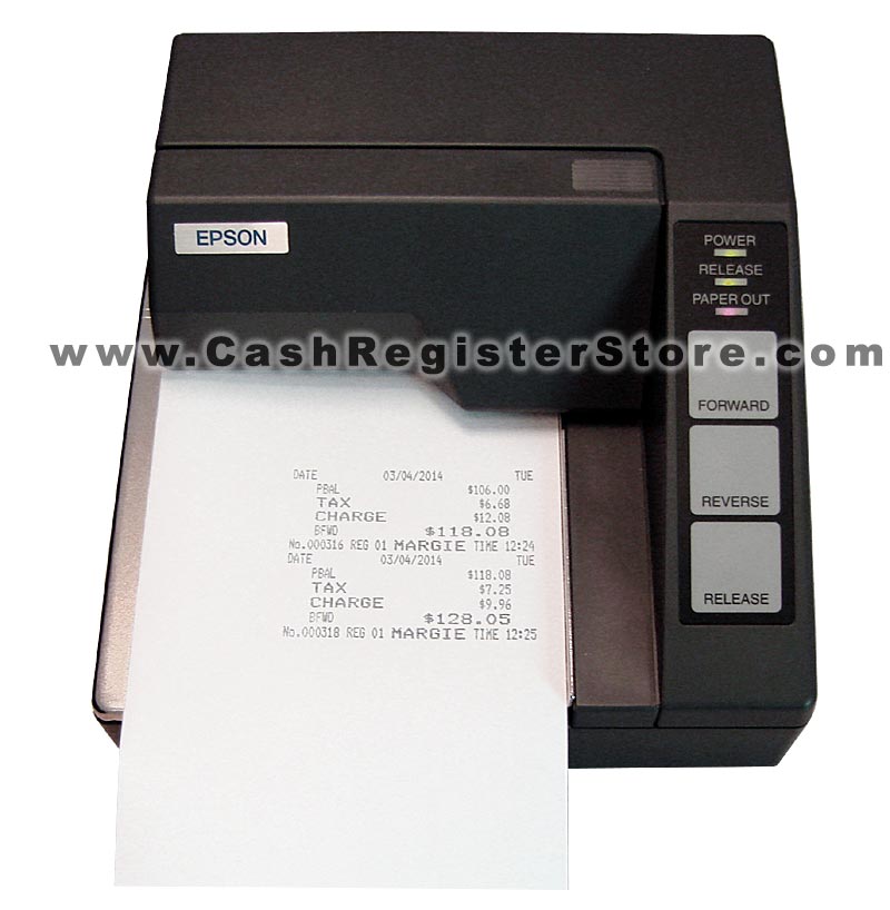 Epson TM-U295 Slip / Validation Printer w/ Power Supply