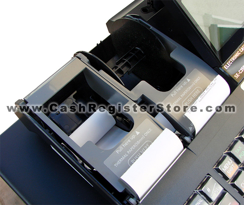 Casio thermal print cash register hotsell