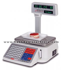 Detecto DL-1030P Barcode Printing Weight Scale (includes FREE case of labels)