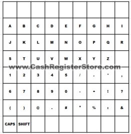 Program Keyboard Template for Casio SE-C3500 (Download link emailed)