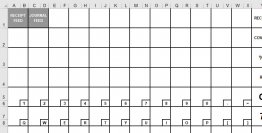 Combo Keyboard Template in EXCEL for Casio TE-8500F (Download link emailed)