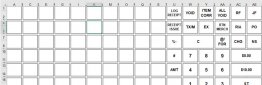 Keyboard Template in EXCEL for TEC MA-1350 FLat (Download link emailed)